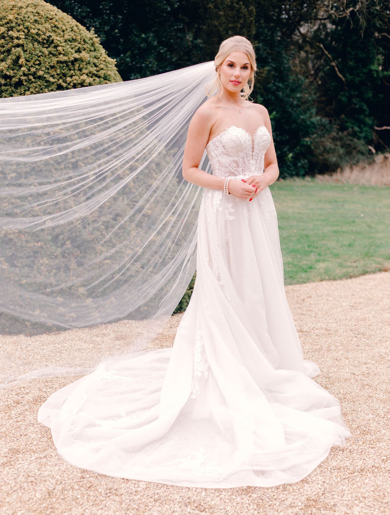soft feminine dream wedding dress for the romantic bride