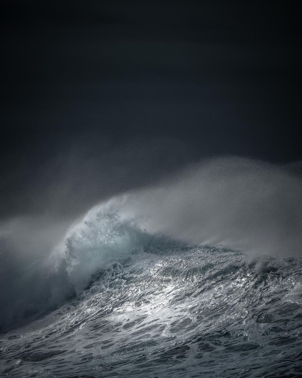 The New Wave series of photographs has been captured during huge swells along Australia's east coast.