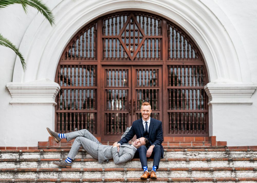 Elegant Santa Barbara Courthouse wedding captured by Willa Kveta