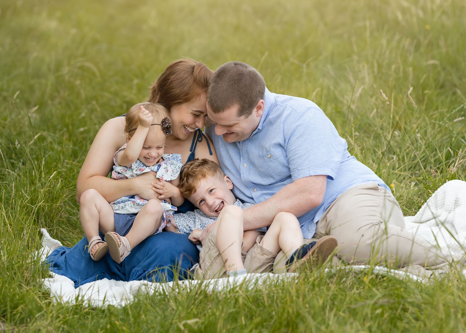 family photographer cork outdoor in grass
