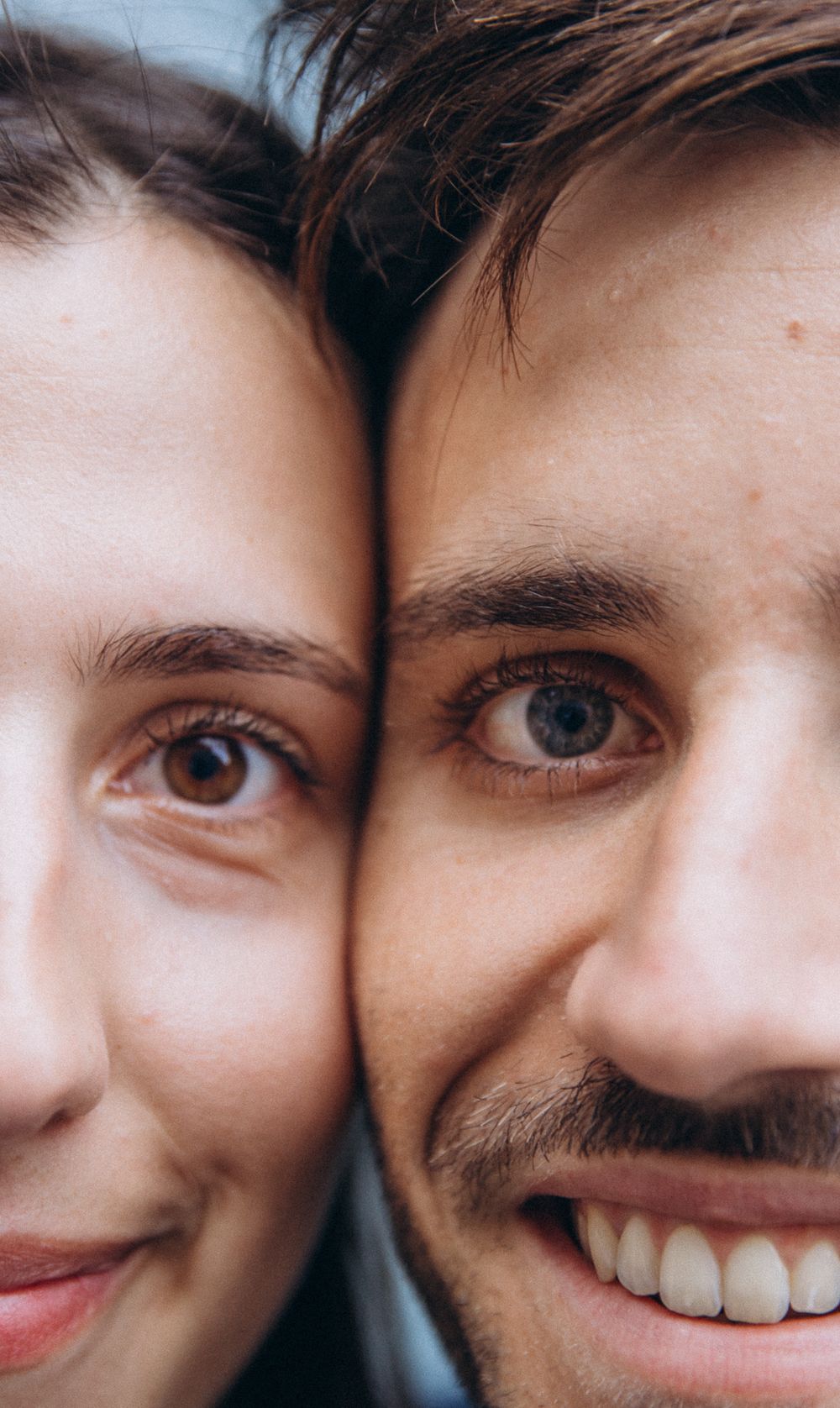 couple amoureux en gros plan