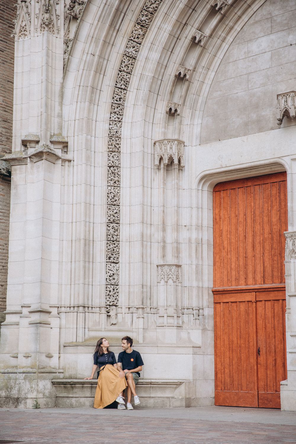 eglise saint etienne toulouse photo couple