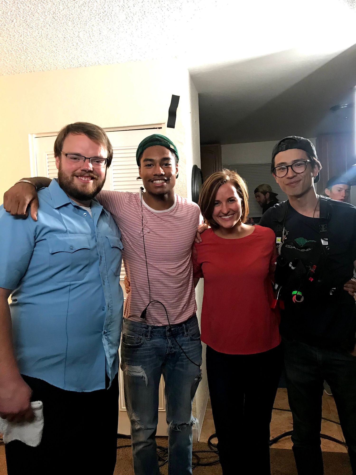 Director, DP, and lead cast members from Return To Sender film