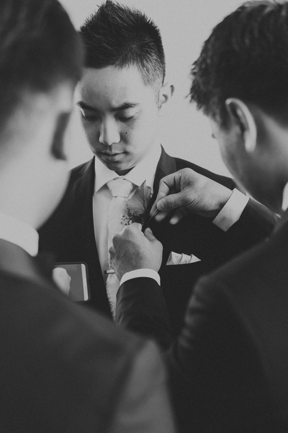 wedding photography taken at hyatt regency Perth by ivision studio groom get ready photos