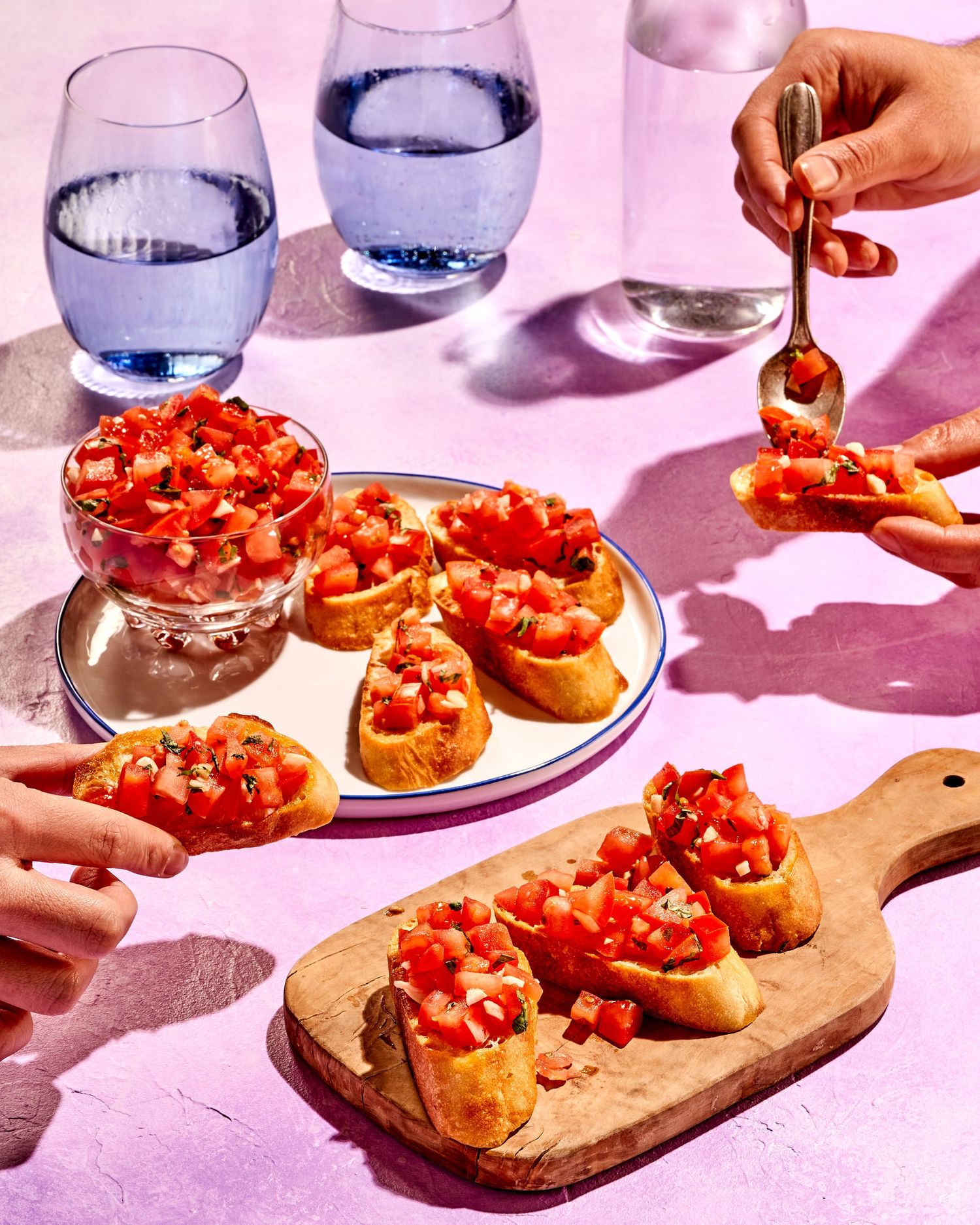 Food styling for bushetta photo