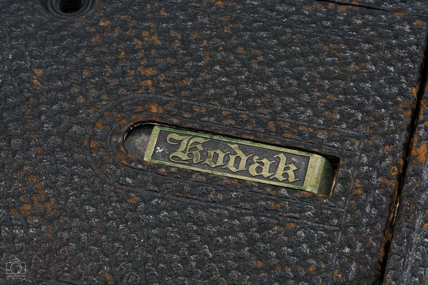 The Kodak logo is also a functional kickstand.