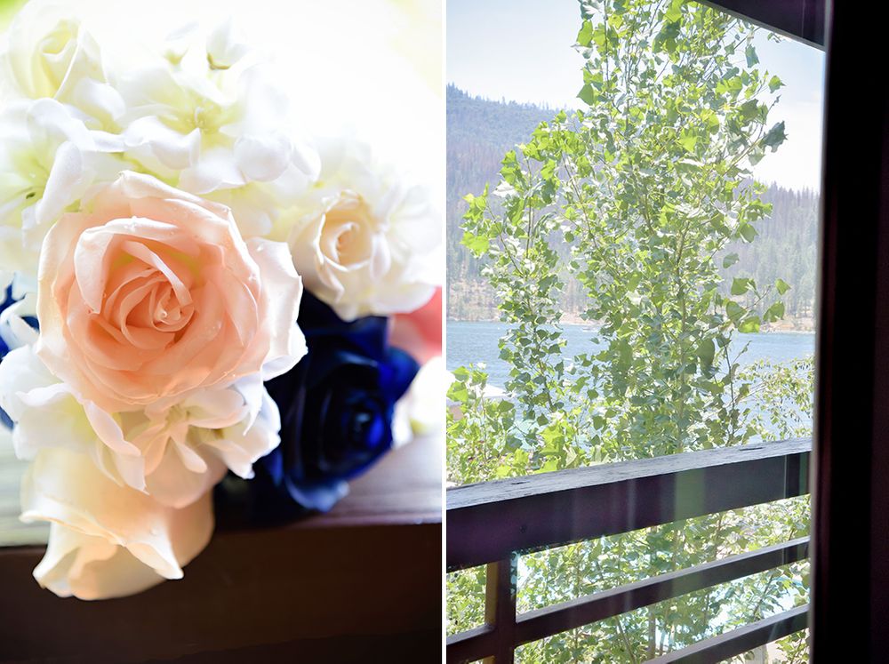 bass lake California destination wedding bouquet