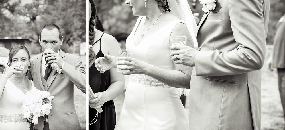 bass lake California destination wedding reception