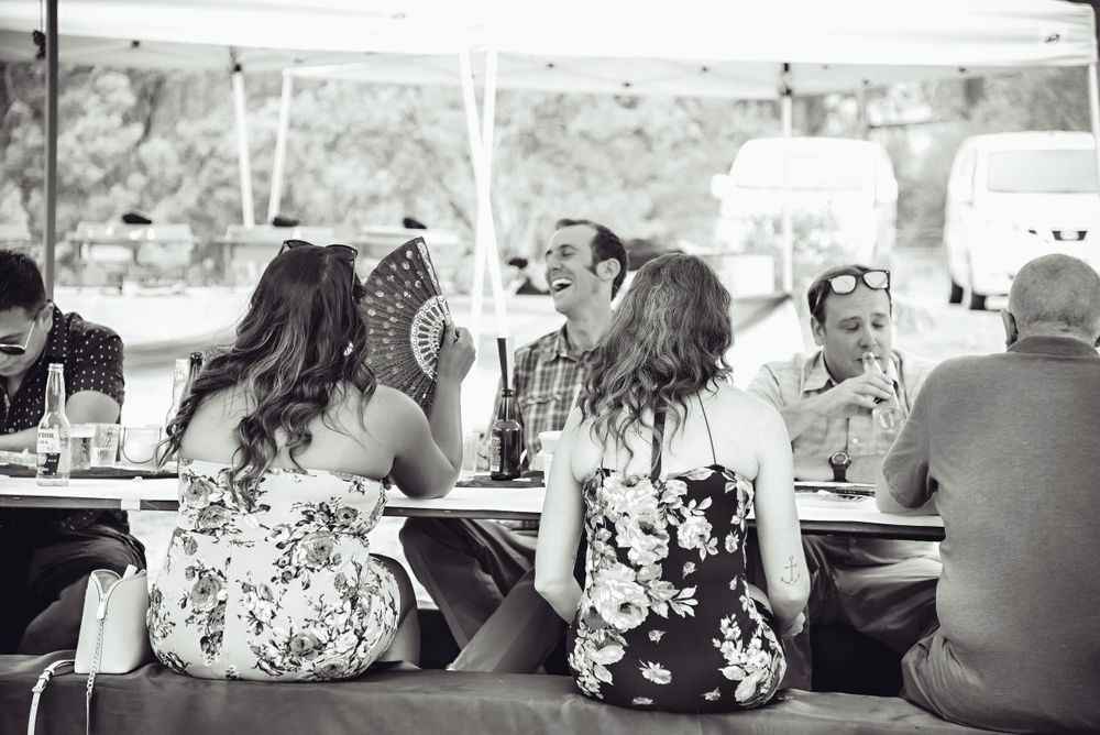 bass lake California destination wedding reception
