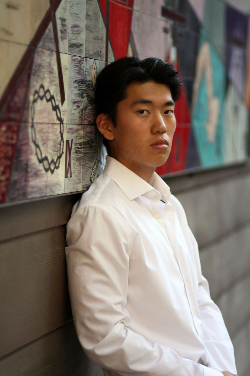 moody professional headshot