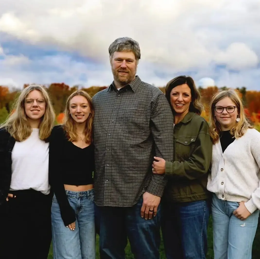 Fall family in the park