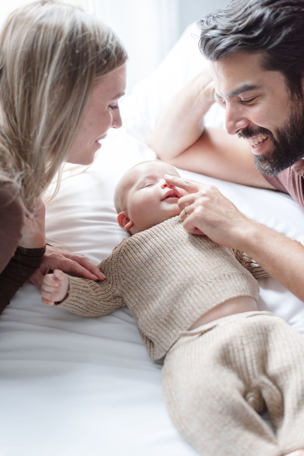 in home Newborn photoshoot in toronto