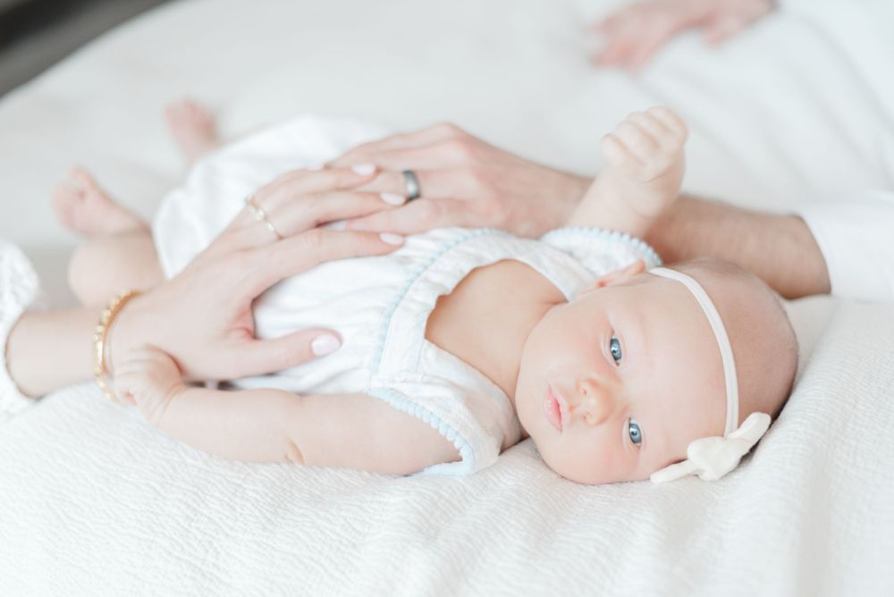 Lifestyle newborn photoshoot taken from the comfort of the client's home by Toronto Photographer, Jess GC Photography