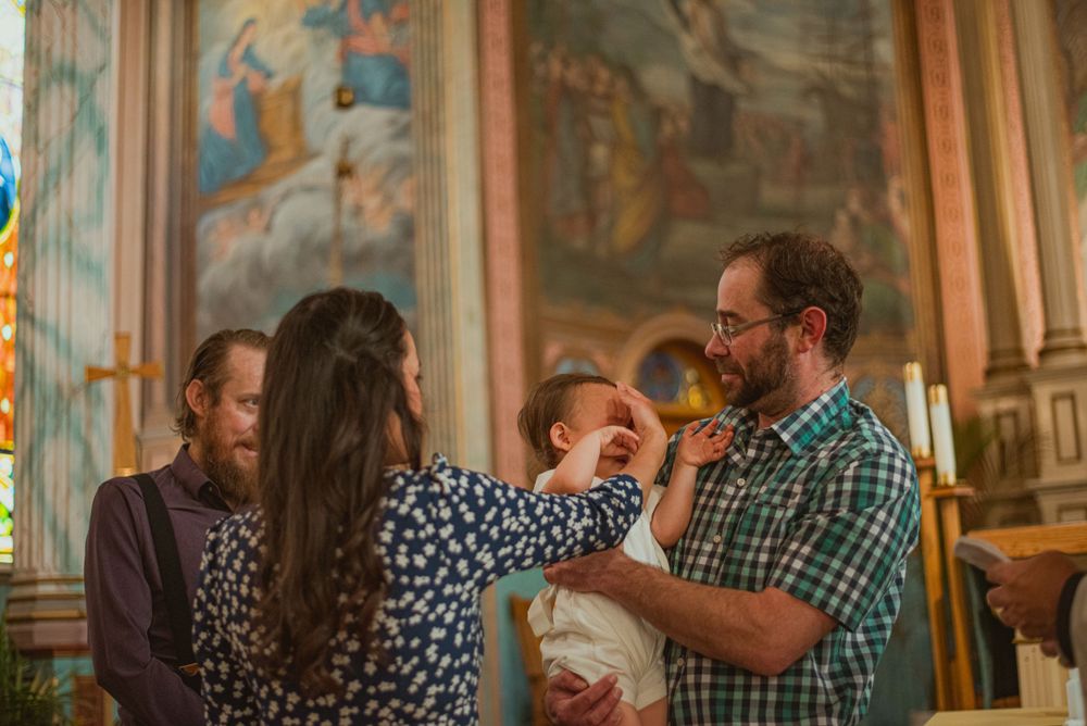 A baptism photo in Missoula Montana
