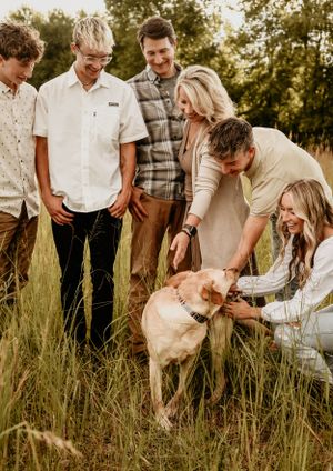 Family photos in Wild Rose Wisconsin
