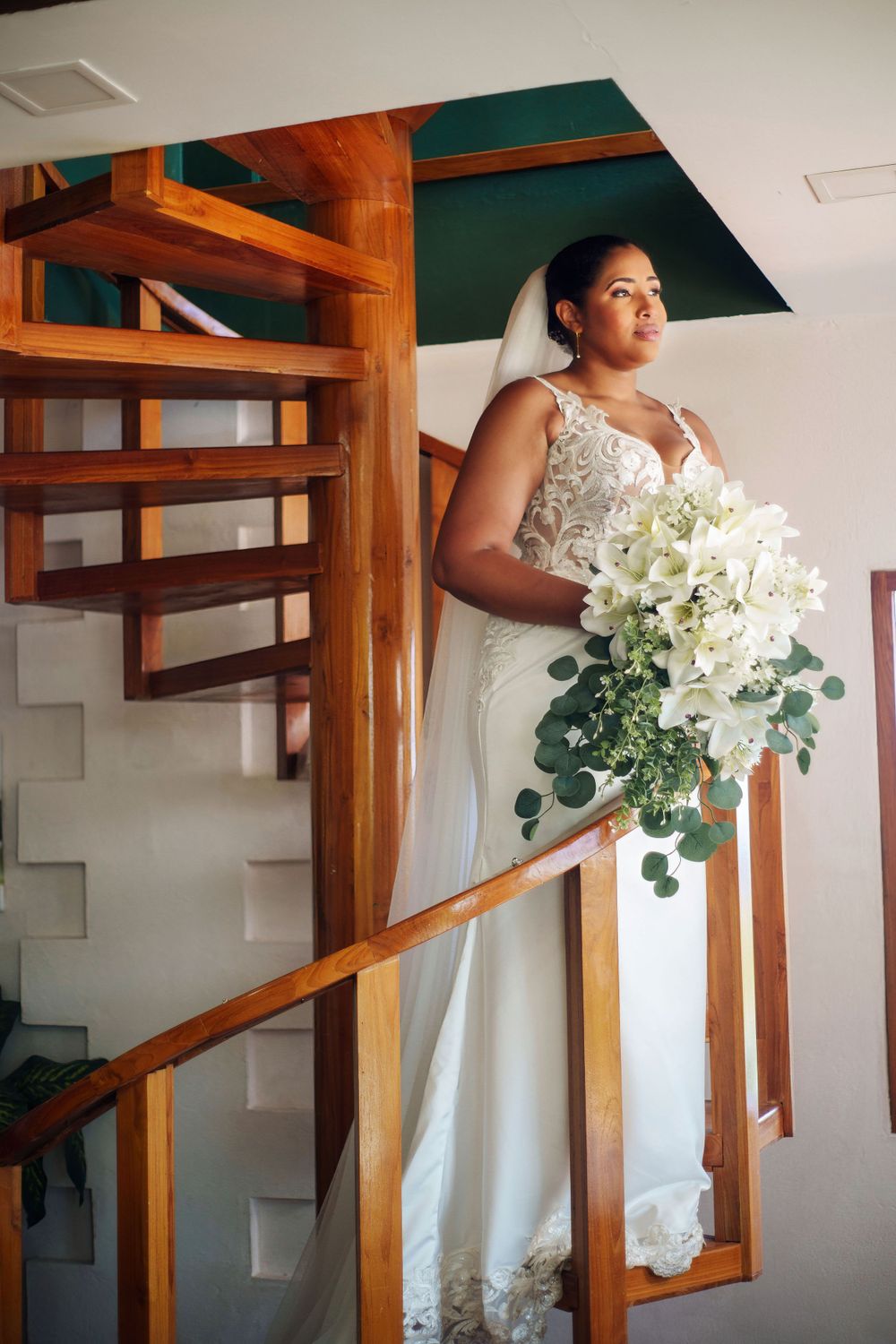 Emotional wedding reaction photographed by M.Pact Photography in Trinidad