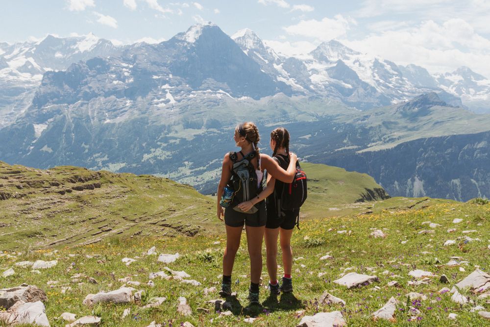 My long distance bff, Kat and me before the hike!