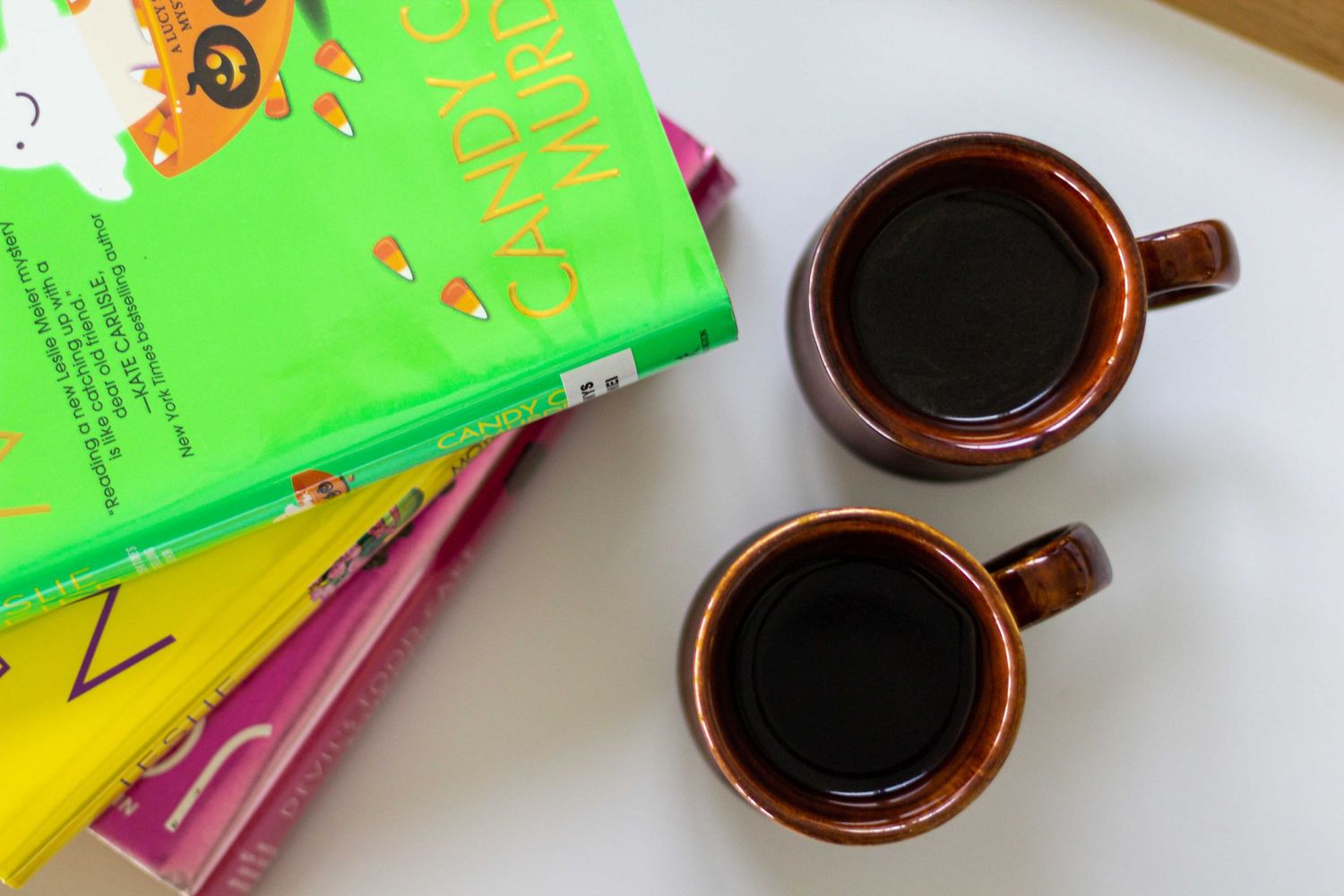 image of books and coffee