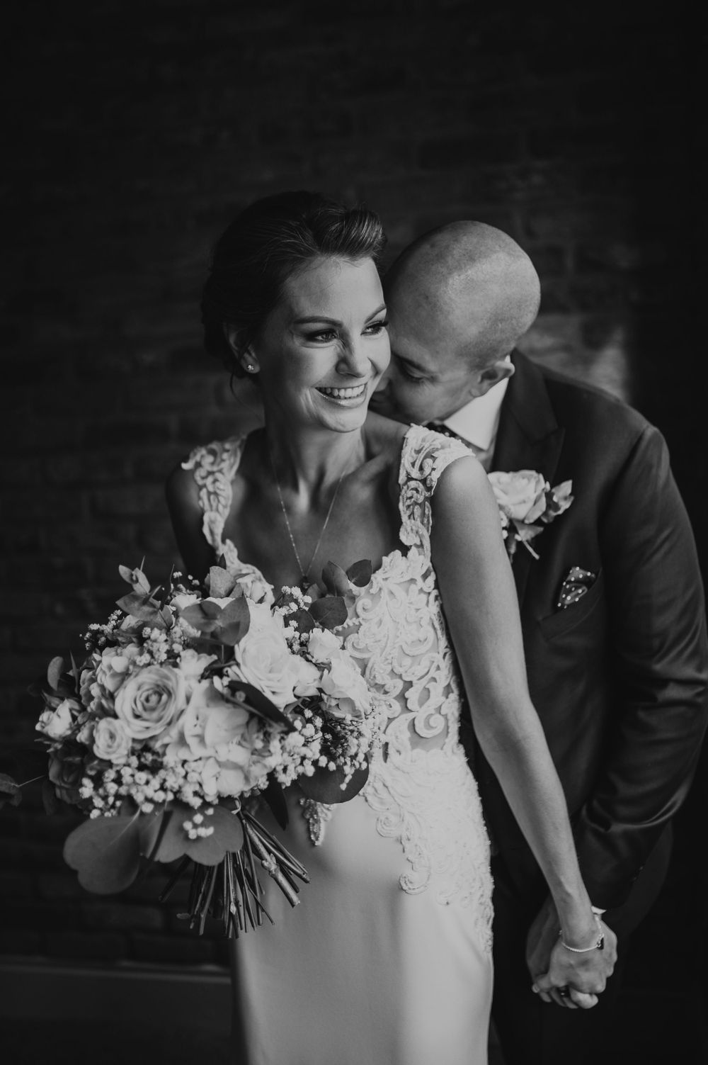 black and white wedding pictures warrington liverpool cheshire Holly Klein Photography