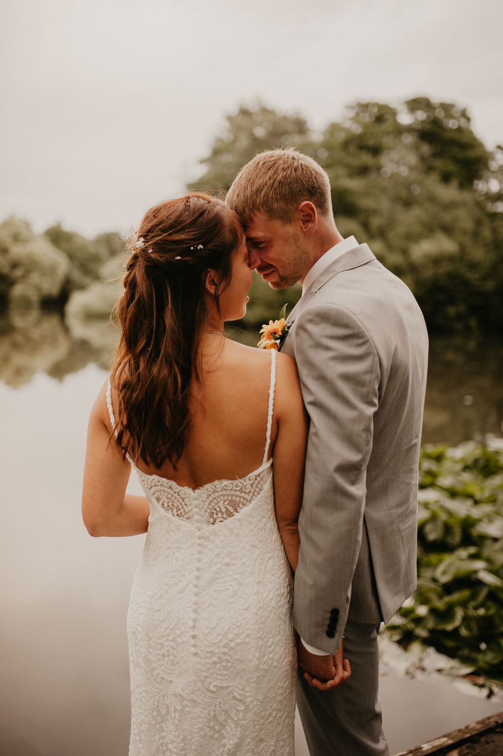 Golden hour wedding pictures warrington liverpool cheshire Holly Klein Photography