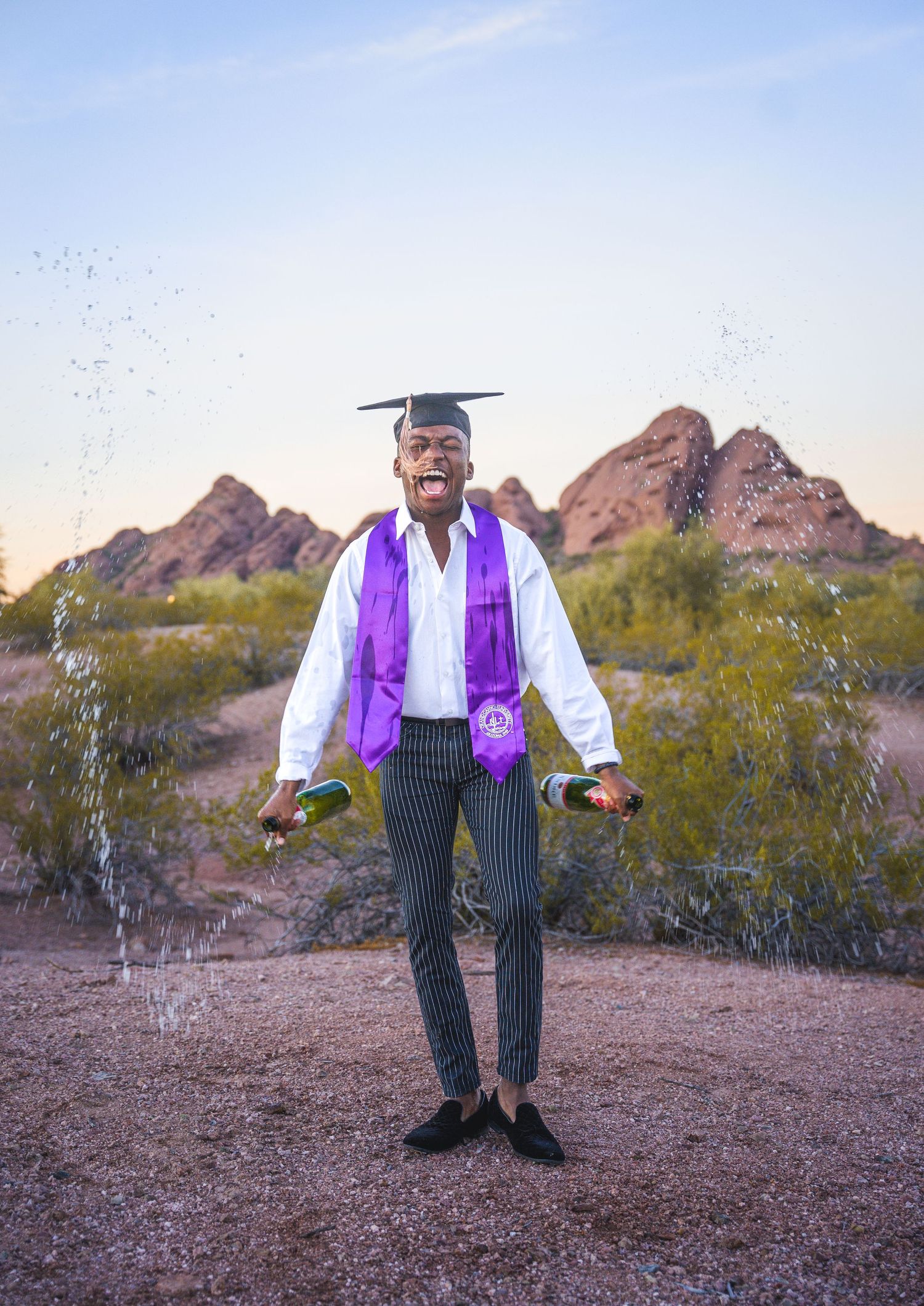 GCU Graduation Photos at Papago Mountain, Phoenix, AZ