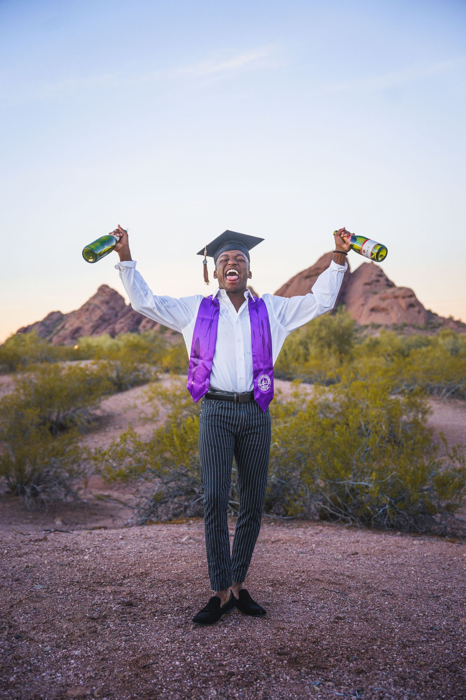 GCU Graduation Photos at Papago Mountain, Phoenix, AZ