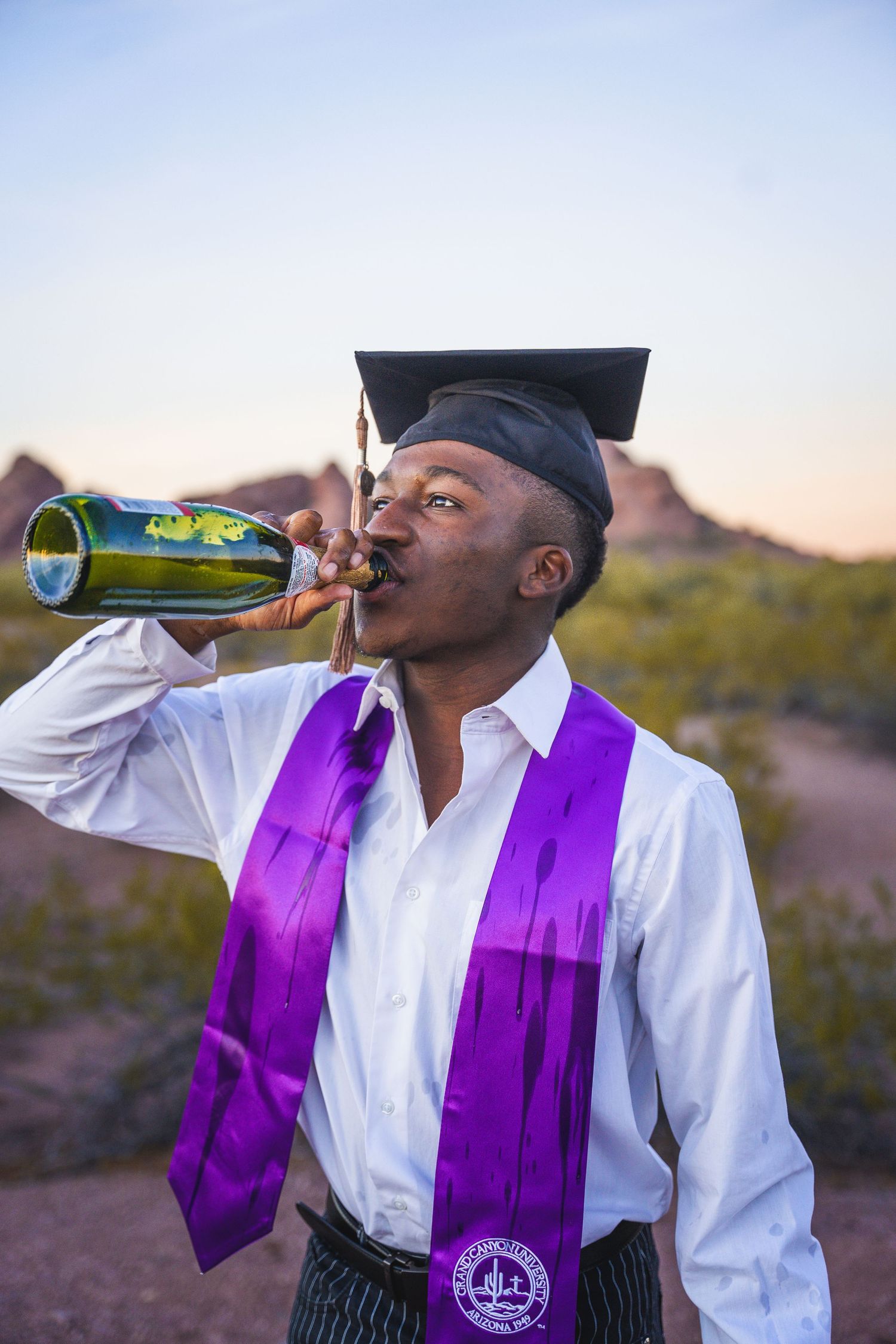 GCU Graduation Photos at Papago Mountain, Phoenix, AZ