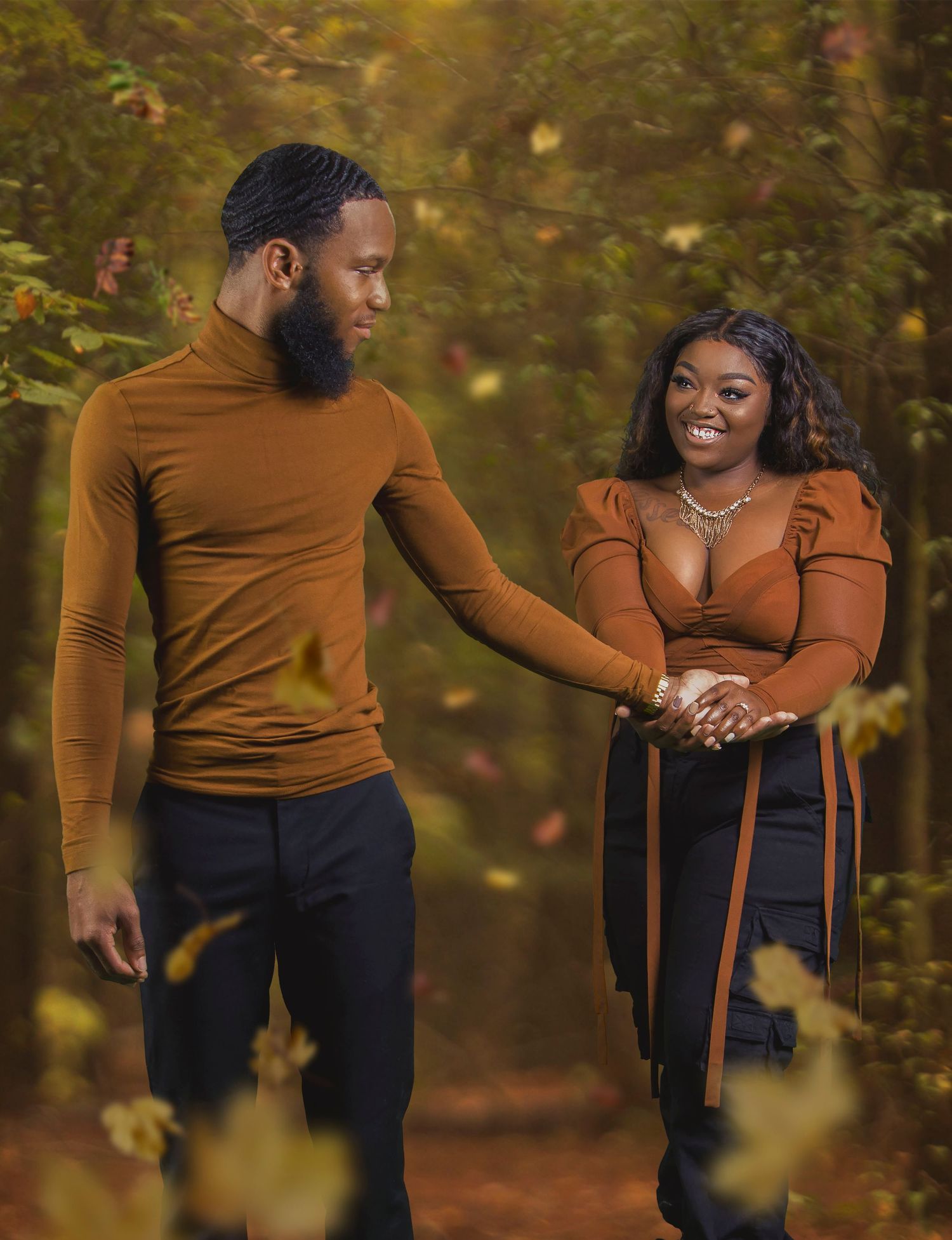 photo manipulation, engagement portrait, green screen