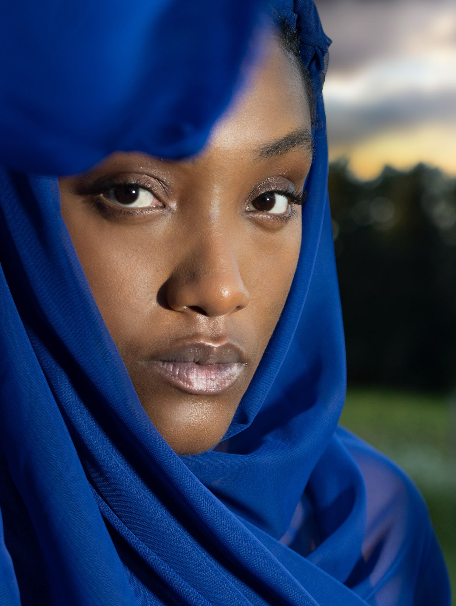 intimate close up portrait. beauty portrait