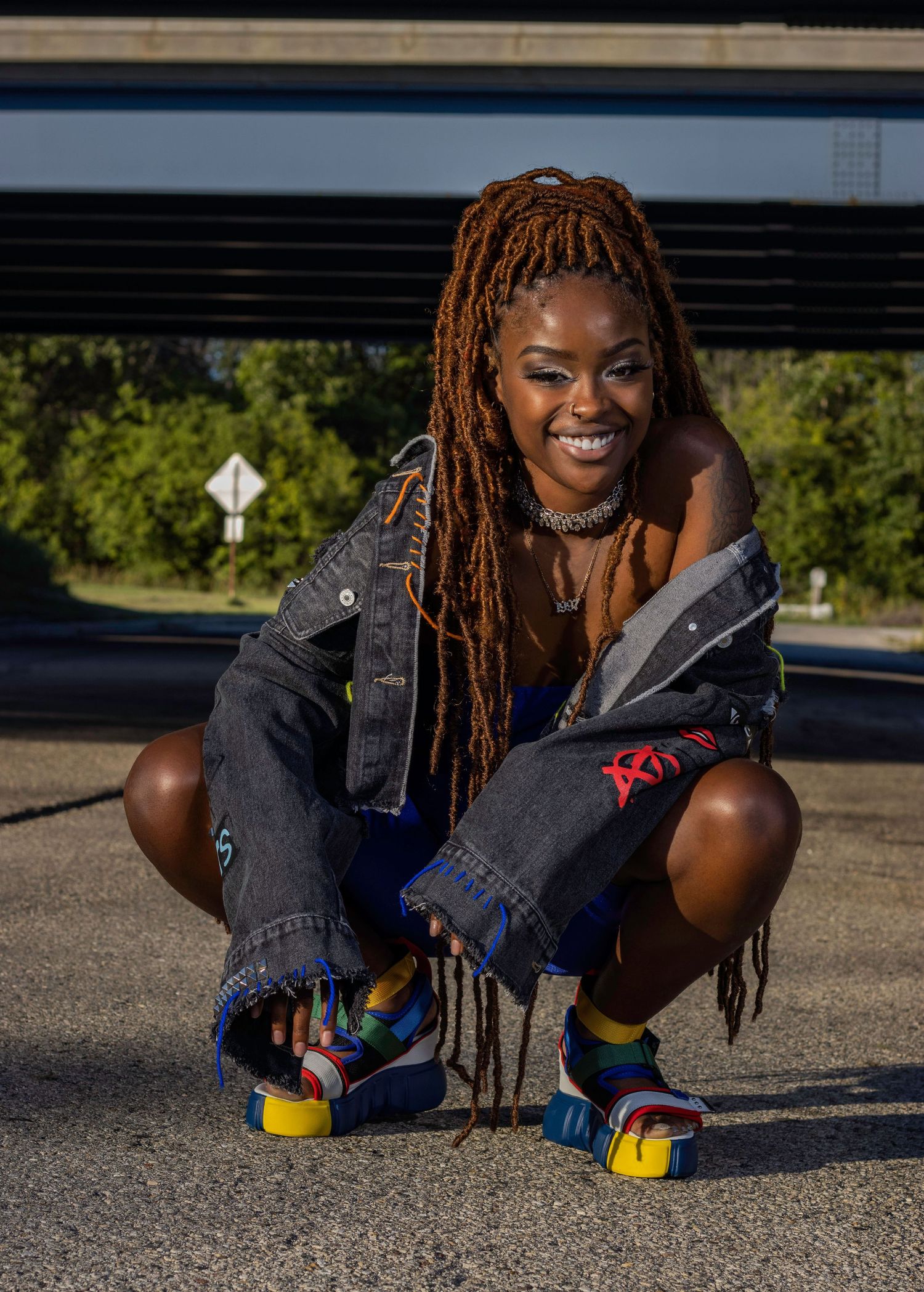 urban style portrait. commercial photography