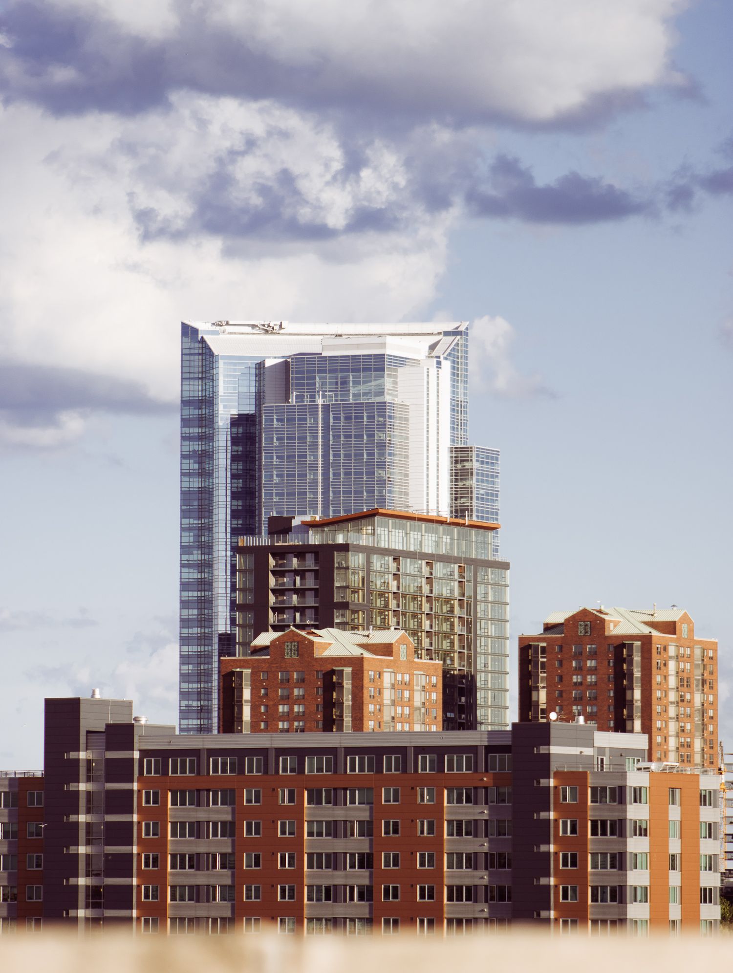 skyline photo, building, architectural photography