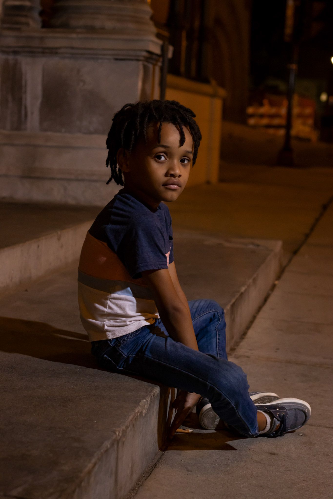 dramatic, moody child photoshoot. child portrait