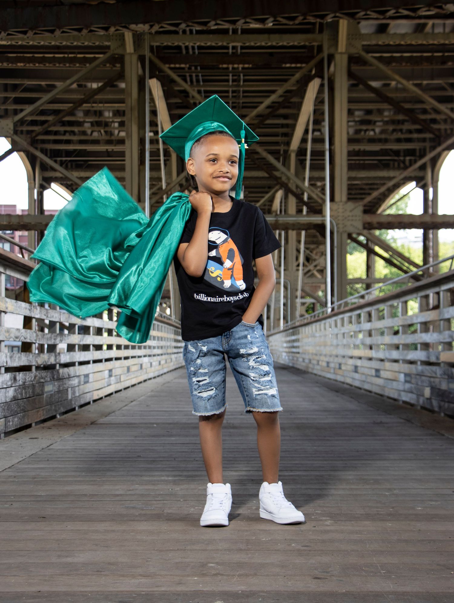 Chidrens portrait, kids graduation photoshoot