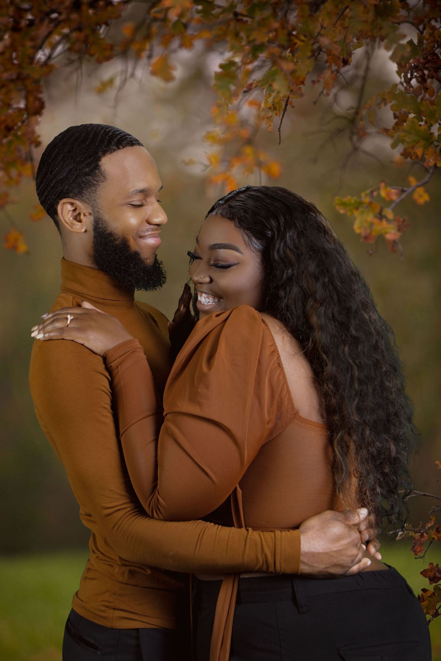 photo manipulation, engagement portrait, green screen