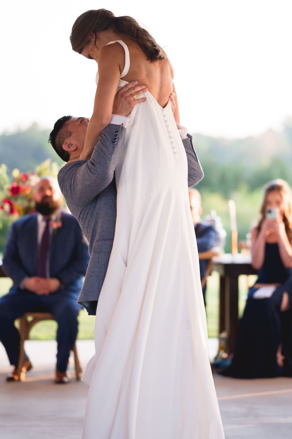 Ceremony, engaged, wedding photographer, Huntsville Alabama, wedding venue, wedding florist, Harvest Hollow, bride