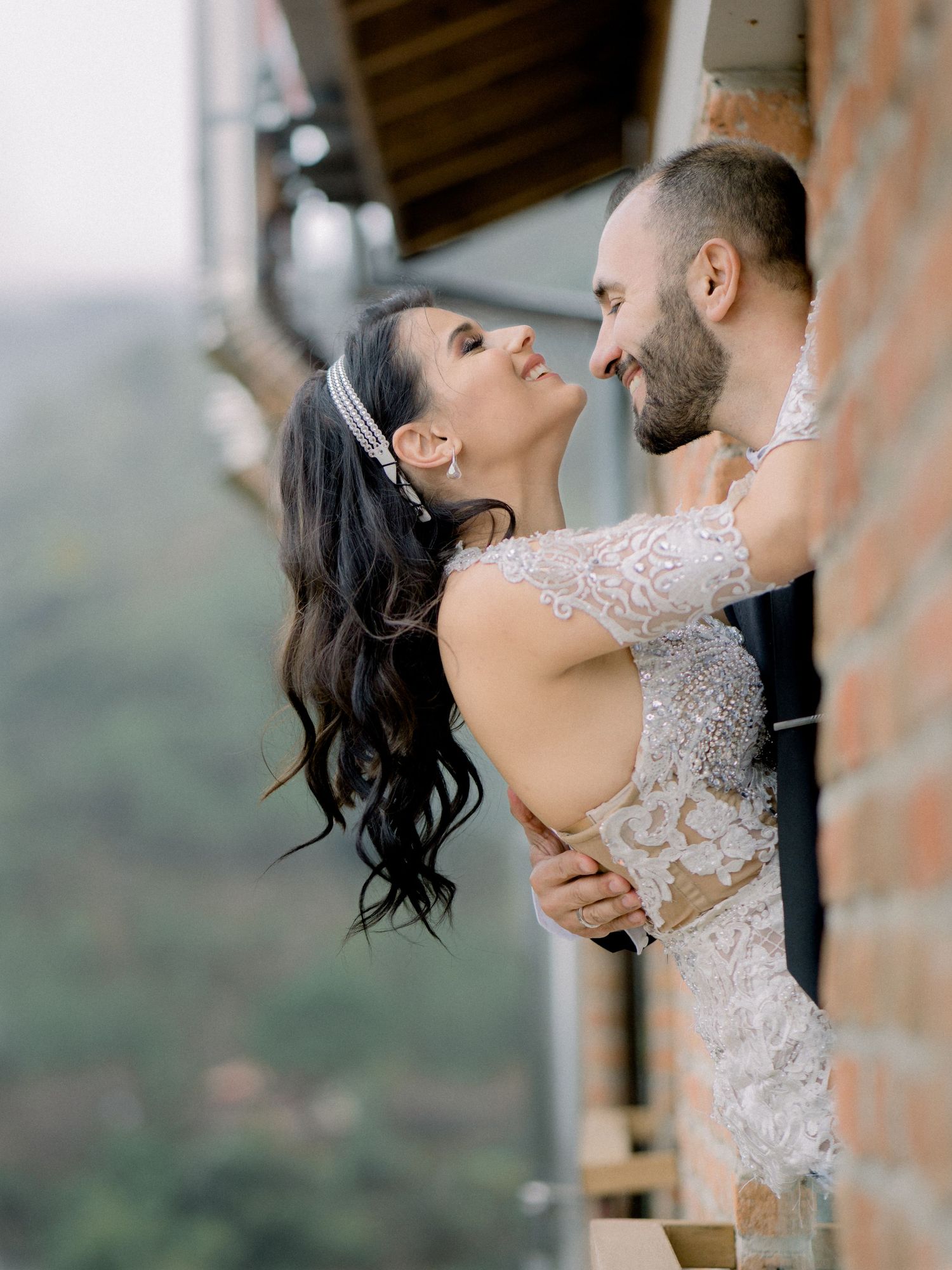 Bride and Groom In Kalopanagiotis Cyprus