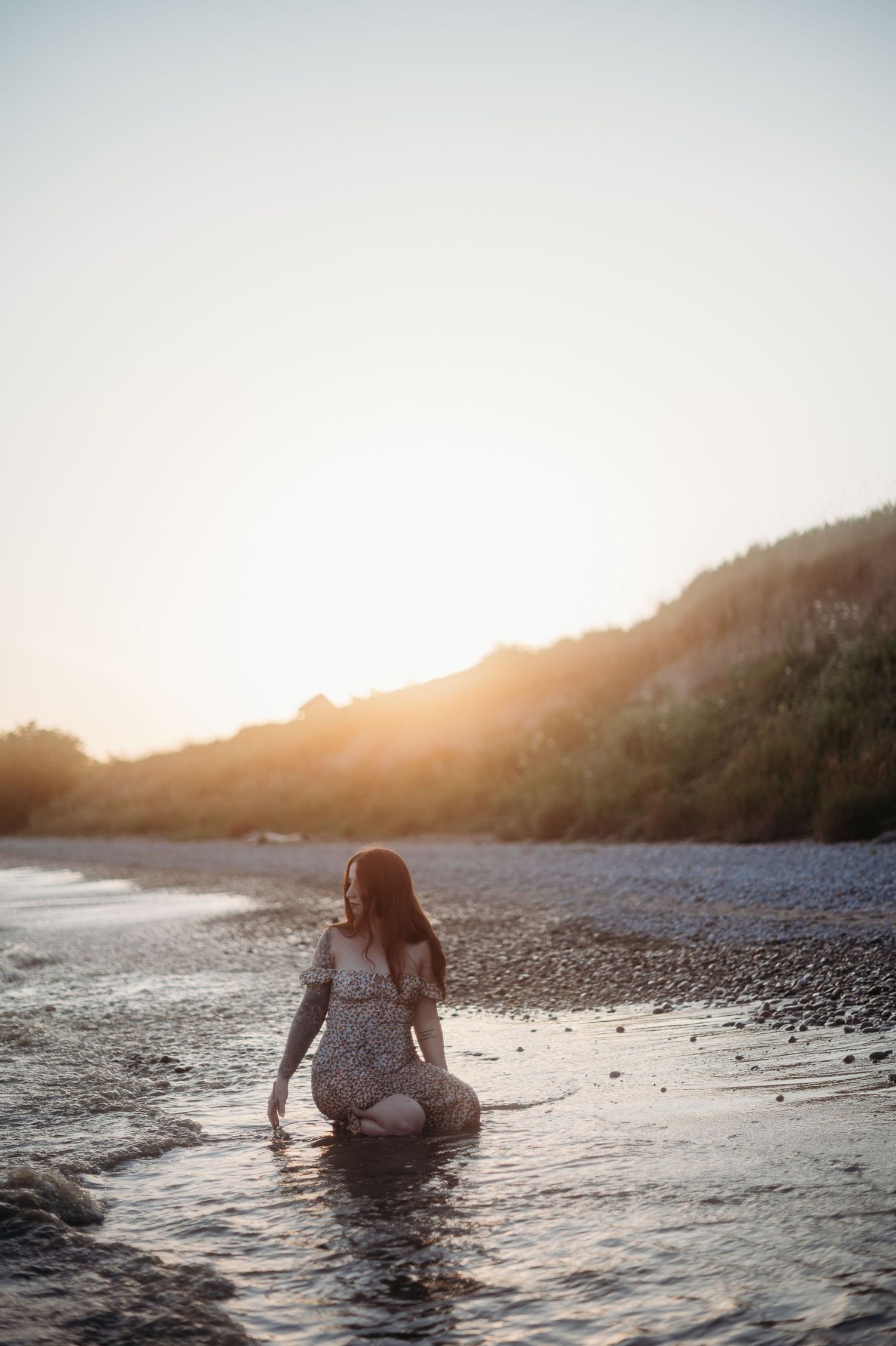 Prince Edward County Quinte West Northumberland Photographer. Documentary-style beach portrait session
