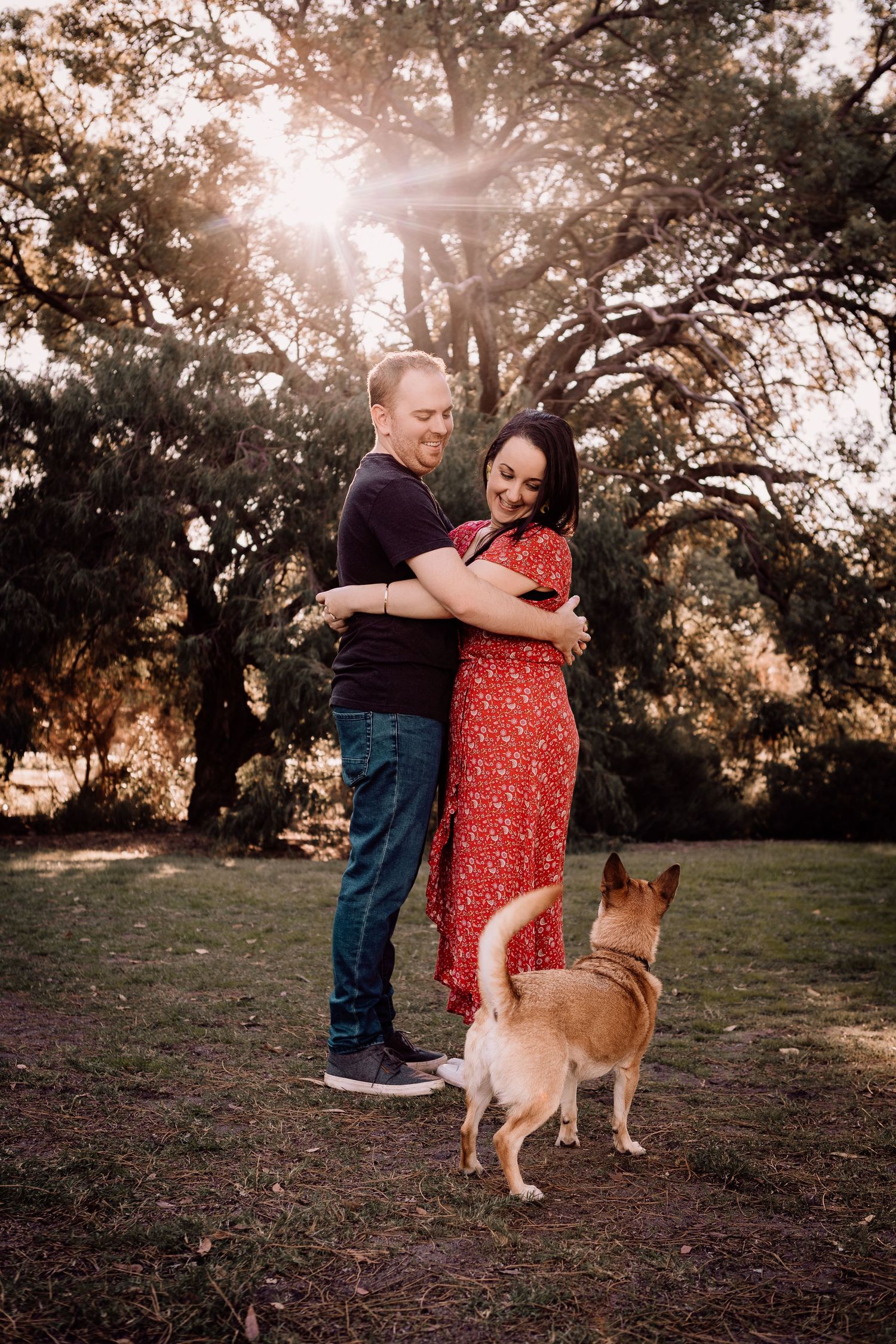 Perth lifestyle photographer golden hour portrait.