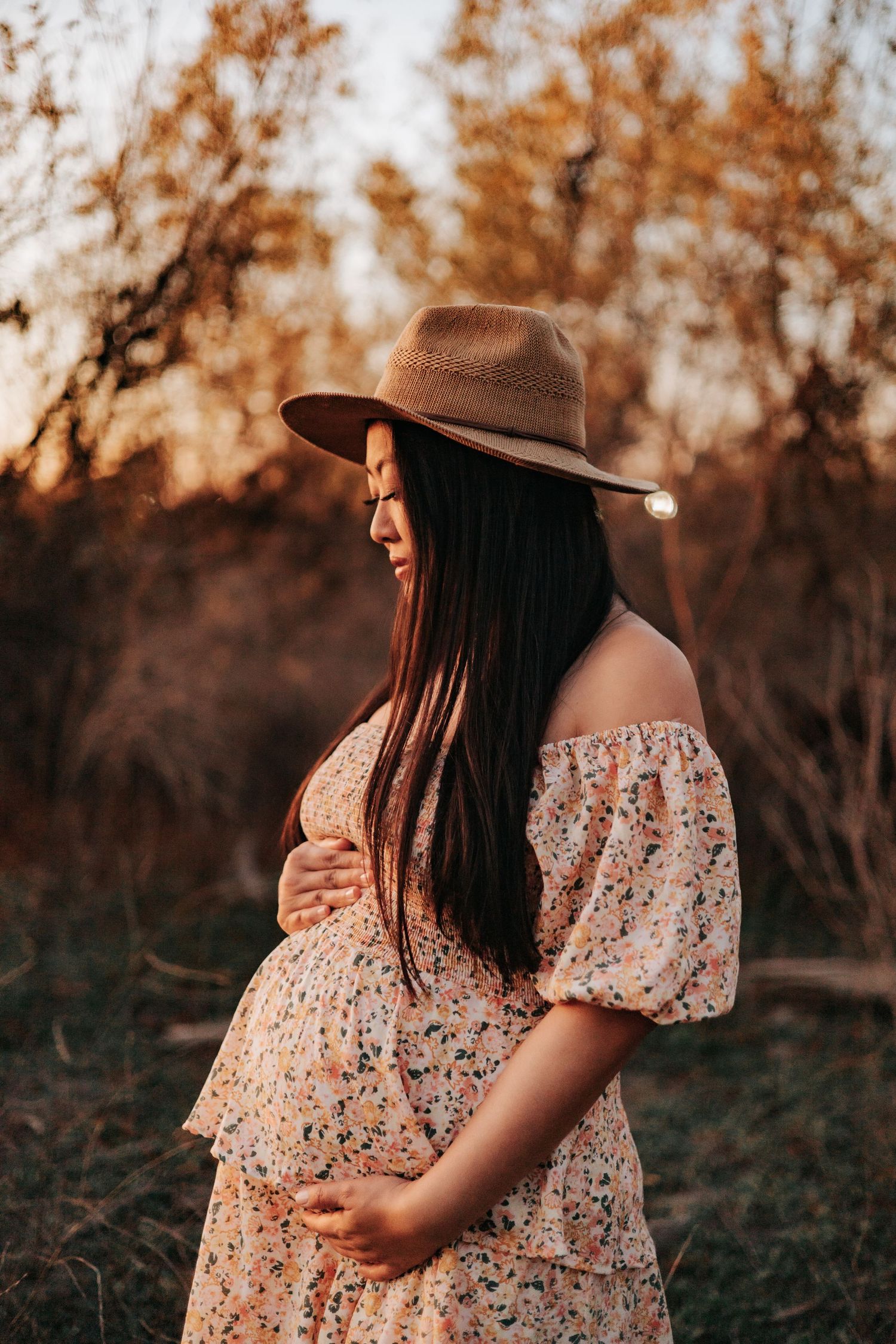 Golden Hour Maternity Photo