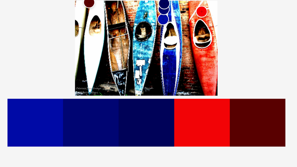 Kayak Artwork and Colors