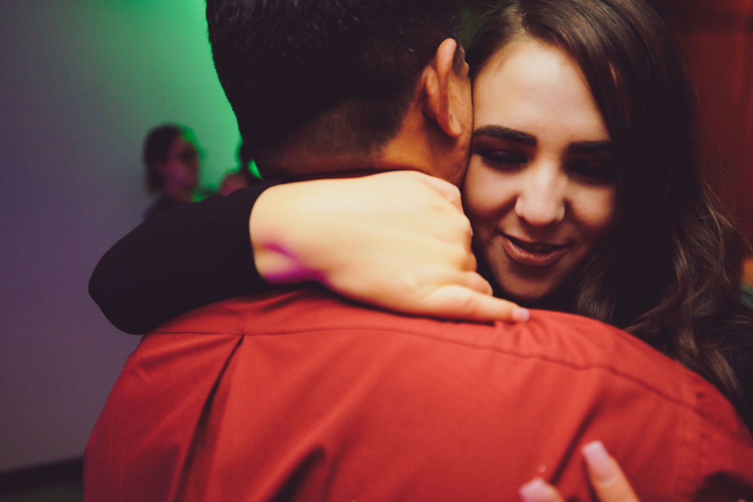 couple dancing at wedding