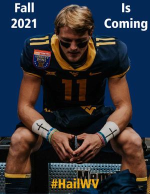 Newsletter I interviewed for, designed and wrote for WVU Football.