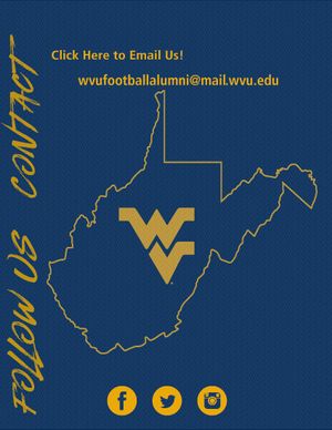 Newsletter I interviewed for, designed and wrote for WVU Football.