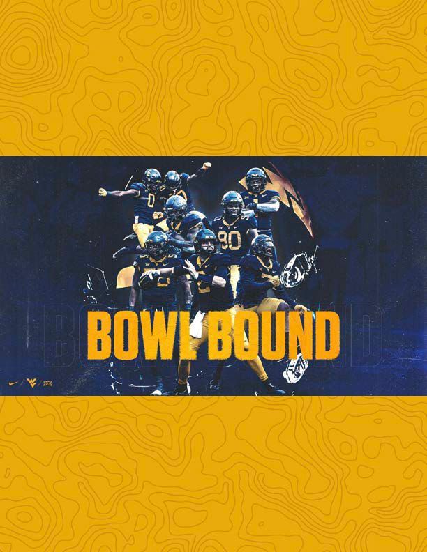 Newsletter I interviewed for, designed and wrote for WVU Football.