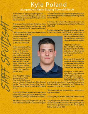 Newsletter I interviewed for, designed and wrote for WVU Football.