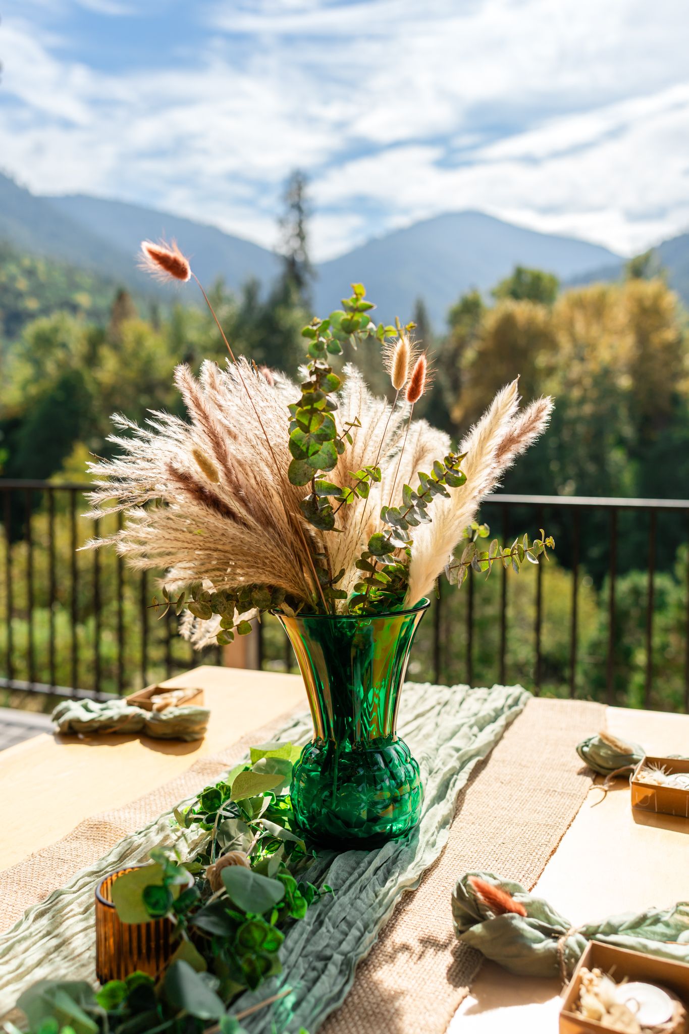 reception table