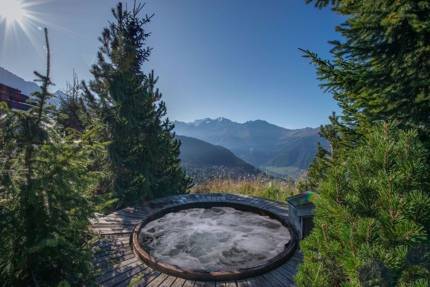 Interior Photographer Verbier Switzerland Hot Tub