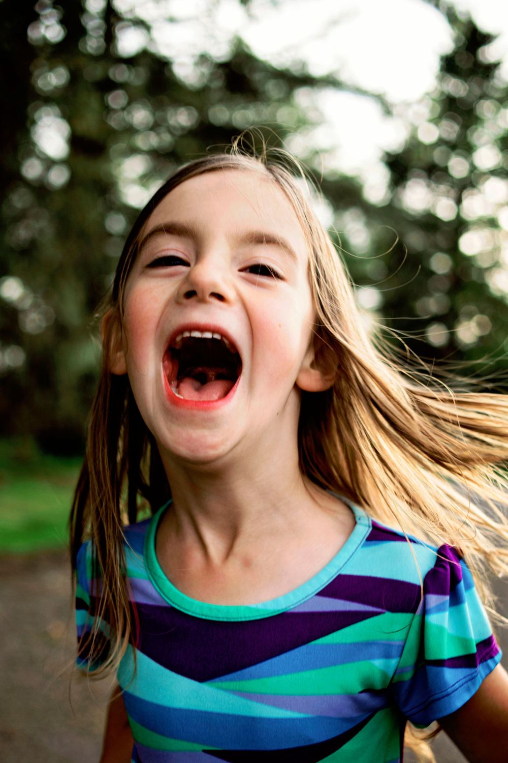 Girl Shouting