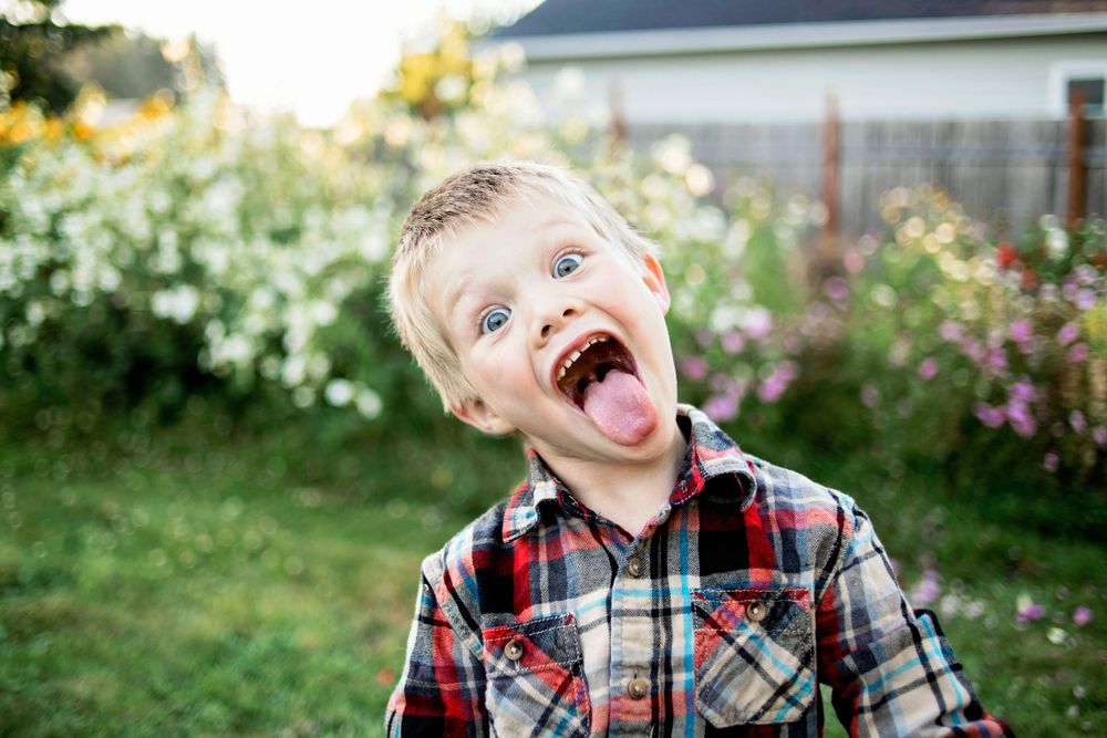 Child being wild
