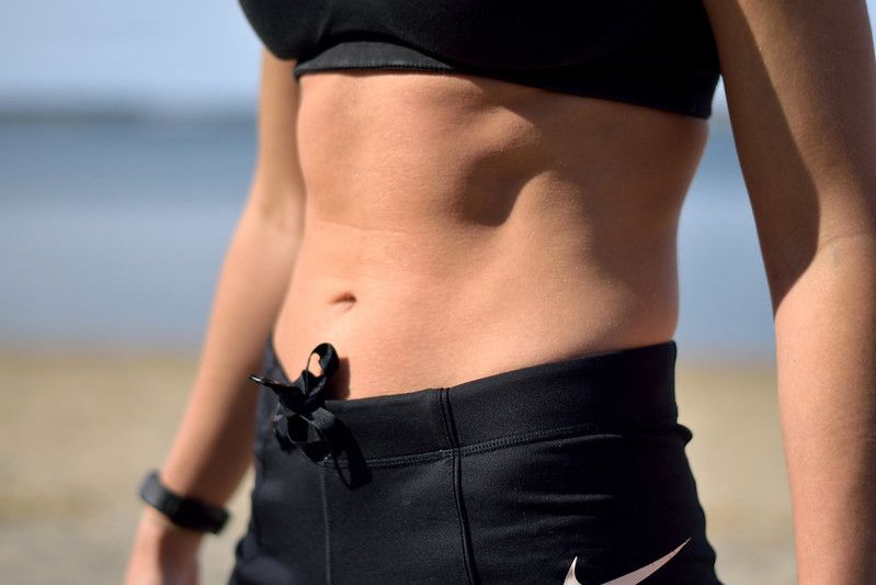fitness photo of a model